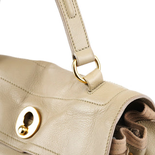 Yves Saint Laurent 229680 Taupe Leather Muse Two Bag