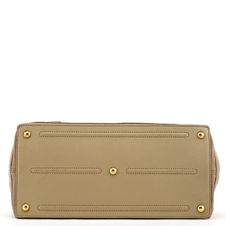 Yves Saint Laurent 229680 Taupe Leather Muse Two Bag