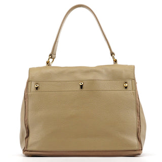 Yves Saint Laurent 229680 Taupe Leather Muse Two Bag