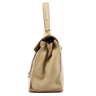 Yves Saint Laurent 229680 Taupe Leather Muse Two Bag