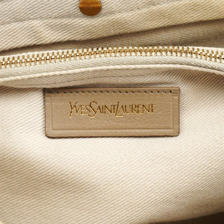 Yves Saint Laurent 229680 Taupe Leather Muse Two Bag