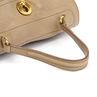 Yves Saint Laurent 229680 Taupe Leather Muse Two Bag
