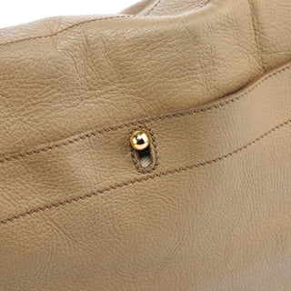 Yves Saint Laurent 229680 Taupe Leather Muse Two Bag