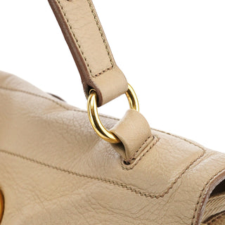 Yves Saint Laurent 229680 Taupe Leather Muse Two Bag