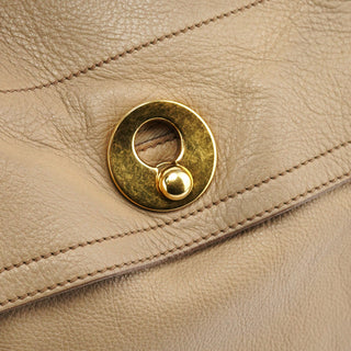 Yves Saint Laurent 229680 Taupe Leather Muse Two Bag