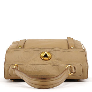 Yves Saint Laurent 229680 Taupe Leather Muse Two Bag