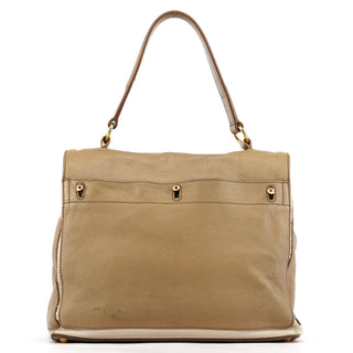 Yves Saint Laurent 229680 Taupe Leather Muse Two Bag