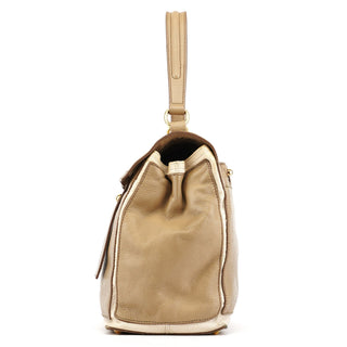 Yves Saint Laurent 229680 Taupe Leather Muse Two Bag