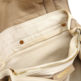 Yves Saint Laurent 229680 Taupe Leather Muse Two Bag