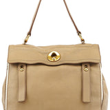 Yves Saint Laurent 229680 Taupe Leather Muse Two Bag