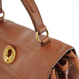 Yves Saint Laurent 238761 Light Brown Leather Muse Two 2-Way Bag