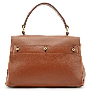 Yves Saint Laurent 238761 Light Brown Leather Muse Two 2-Way Bag