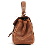 Yves Saint Laurent 238761 Light Brown Leather Muse Two 2-Way Bag