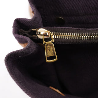 Yves Saint Laurent 283761 Beige Brown Leather Muse Two 2-Way Bag