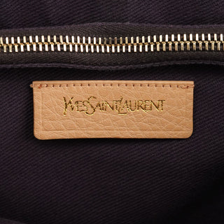 Yves Saint Laurent 283761 Beige Brown Leather Muse Two 2-Way Bag