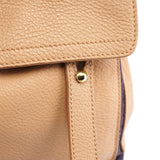 Yves Saint Laurent 283761 Beige Brown Leather Muse Two 2-Way Bag