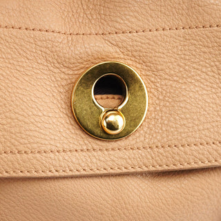 Yves Saint Laurent 283761 Beige Brown Leather Muse Two 2-Way Bag