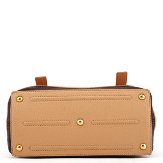 Yves Saint Laurent 283761 Beige Brown Leather Muse Two 2-Way Bag