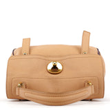 Yves Saint Laurent 283761 Beige Brown Leather Muse Two 2-Way Bag