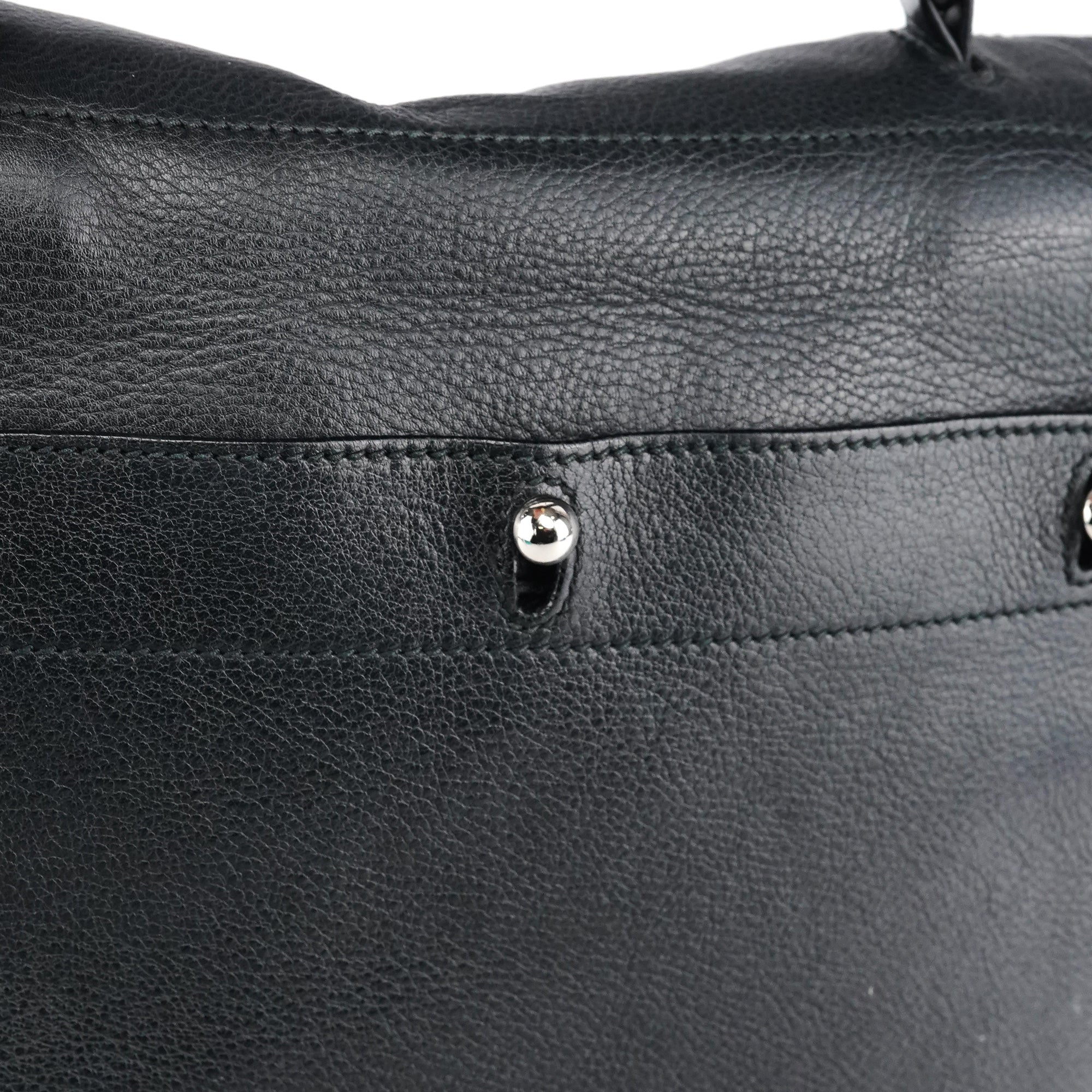 Yves Saint Laurent 283761 Black Leather Muse Two 2-Way Bag