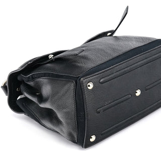 Yves Saint Laurent 283761 Black Leather Muse Two 2-Way Bag