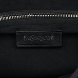 Yves Saint Laurent 283761 Black Leather Muse Two 2-Way Bag