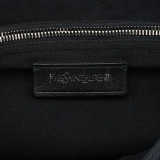 Yves Saint Laurent 283761 Black Leather Muse Two 2-Way Bag