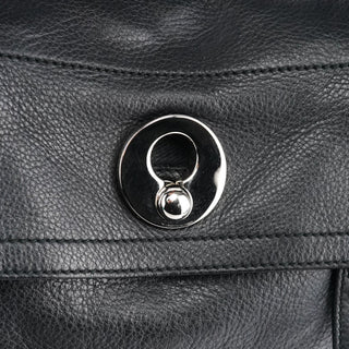 Yves Saint Laurent 283761 Black Leather Muse Two 2-Way Bag