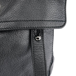 Yves Saint Laurent 283761 Black Leather Muse Two 2-Way Bag