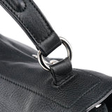 Yves Saint Laurent 283761 Black Leather Muse Two 2-Way Bag