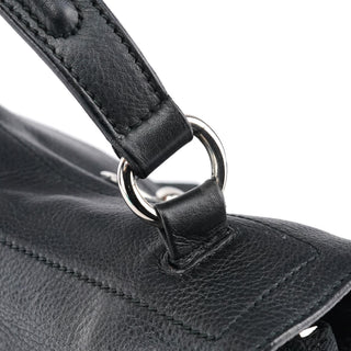 Yves Saint Laurent 283761 Black Leather Muse Two 2-Way Bag