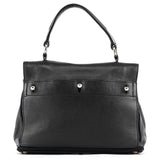 Yves Saint Laurent 283761 Black Leather Muse Two 2-Way Bag