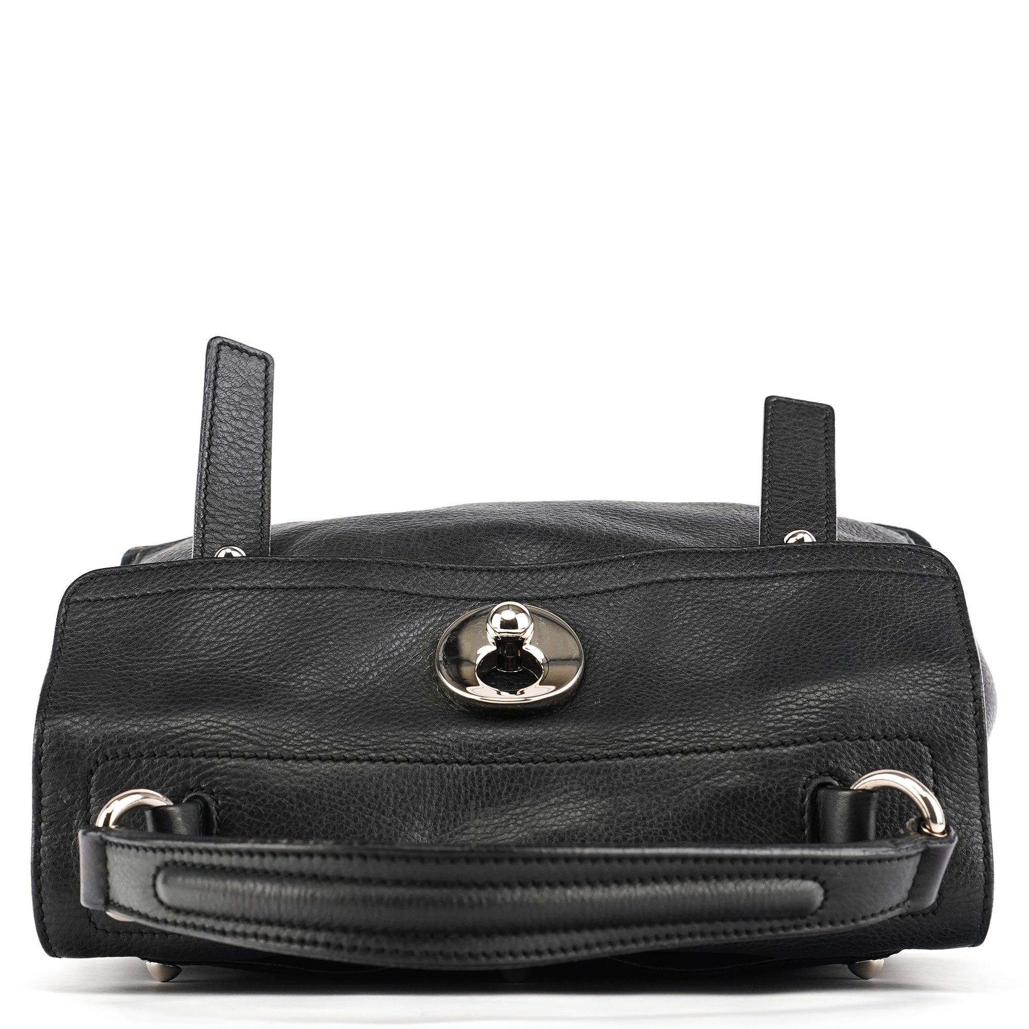 Yves Saint Laurent 283761 Black Leather Muse Two 2-Way Bag