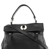 Yves Saint Laurent 283761 Black Leather Muse Two 2-Way Bag