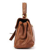 Yves Saint Laurent 283761 Brown Leather Muse 2-Way Bag