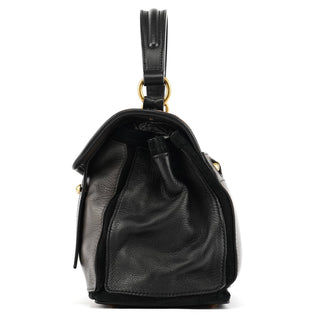 Yves Saint Laurent 283761 Leopard Calfhair Leather Muse Two Bag
