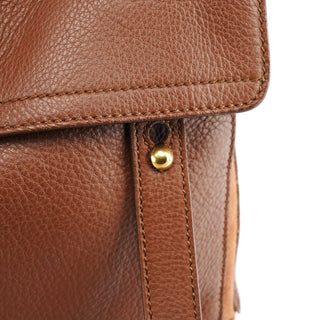 Yves Saint Laurent 283761 Light Brown Leather Muse Two 2-Way Bag