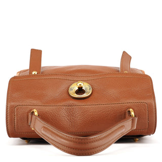 Yves Saint Laurent 283761 Light Brown Leather Muse Two 2-Way Bag