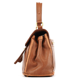 Yves Saint Laurent 283761 Light Brown Leather Muse Two 2-Way Bag