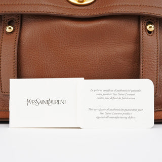 Yves Saint Laurent 283761 Light Brown Leather Muse Two Bag