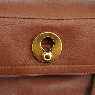 Yves Saint Laurent 283761 Light Brown Leather Muse Two Bag