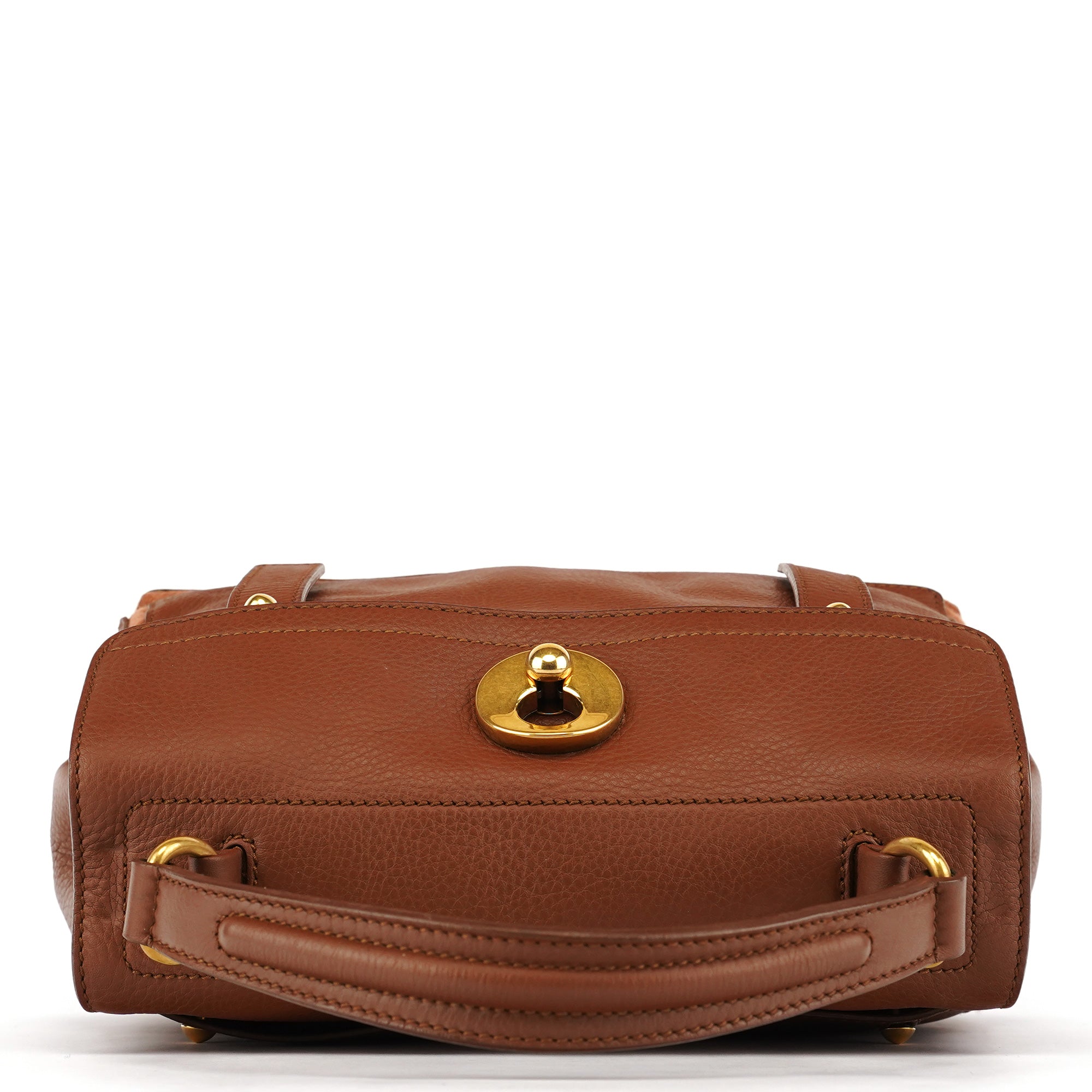 Yves Saint Laurent 283761 Light Brown Leather Muse Two Bag