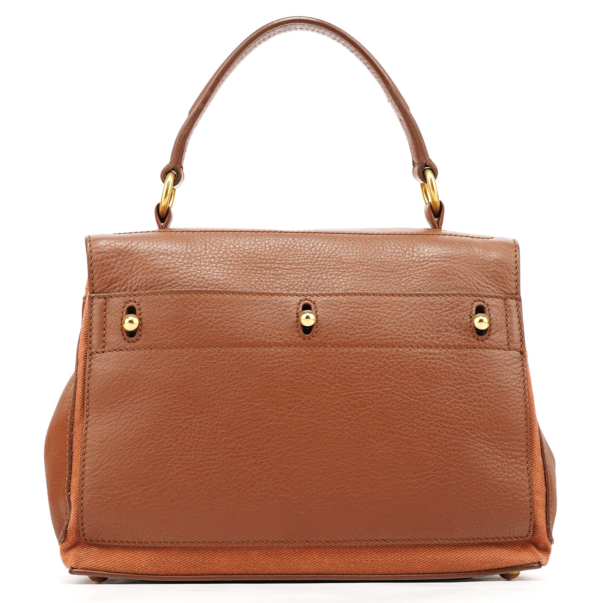 Yves Saint Laurent 283761 Light Brown Leather Muse Two Bag
