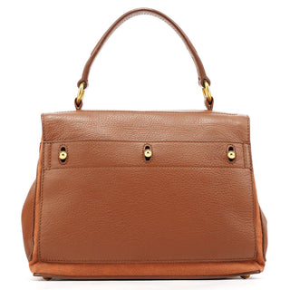 Yves Saint Laurent 283761 Light Brown Leather Muse Two Bag