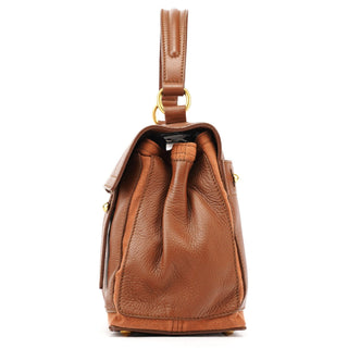 Yves Saint Laurent 283761 Light Brown Leather Muse Two Bag