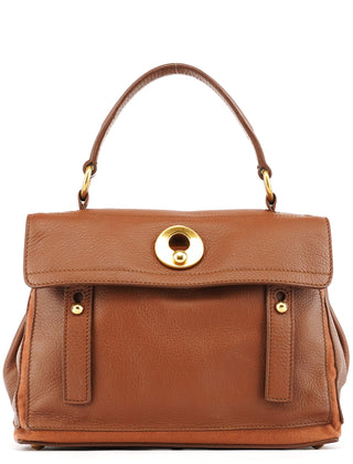 Yves Saint Laurent 283761 Light Brown Leather Muse Two Bag