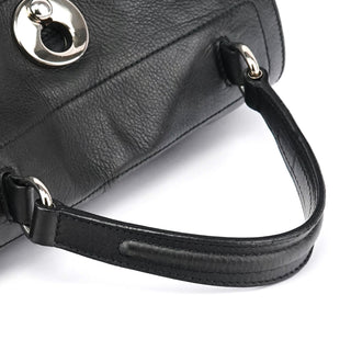 Yves Saint Laurent 289278 Black Leather Muse Two 2-Way Bag