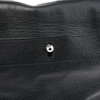 Yves Saint Laurent 289278 Black Leather Muse Two 2-Way Bag