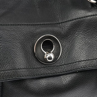 Yves Saint Laurent 289278 Black Leather Muse Two 2-Way Bag