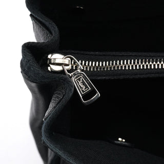 Yves Saint Laurent 289278 Black Leather Muse Two 2-Way Bag